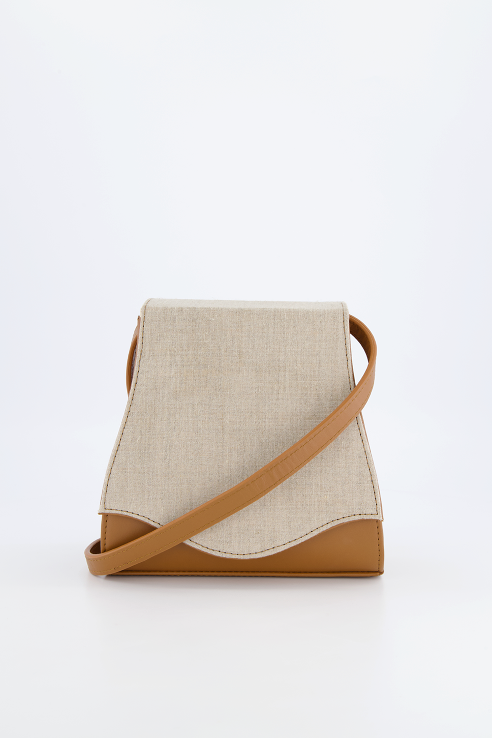 The Fedra Bag Canvas Canela