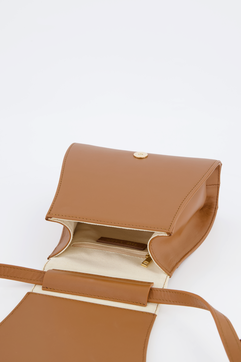 The Fedra Bag Canvas Canela