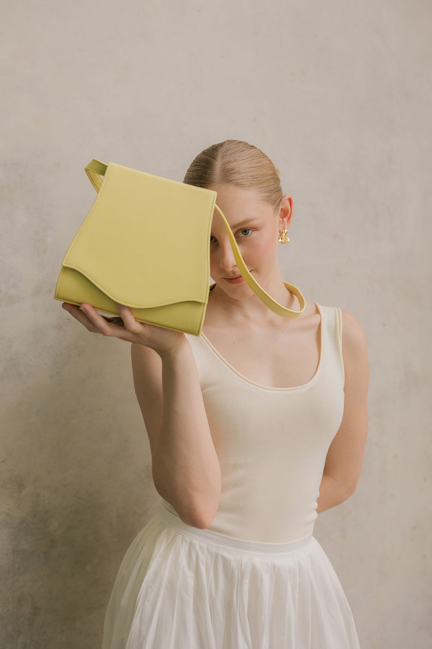 The Fedra Bag Vainilla