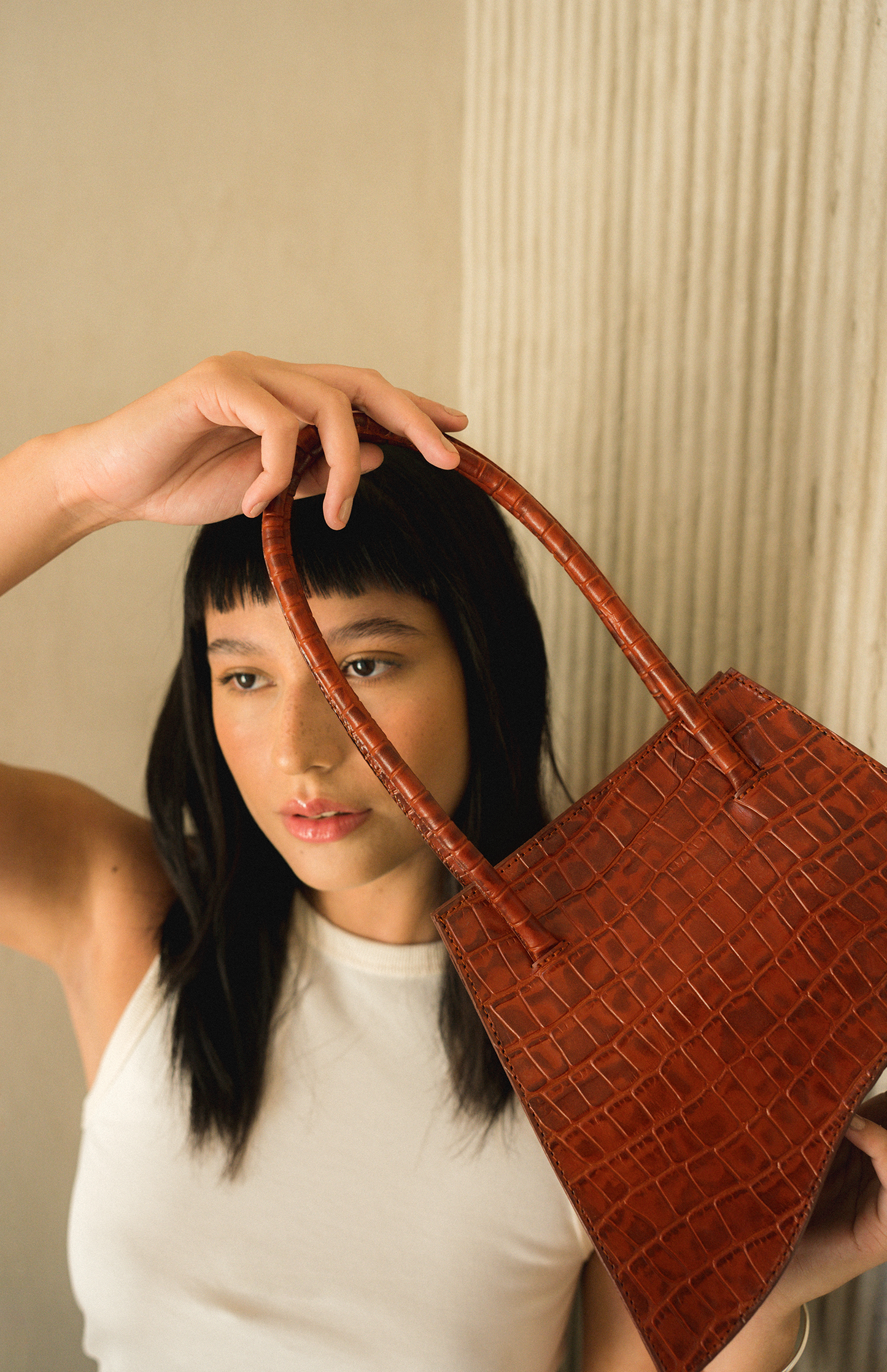 The Minué Bag Cognac