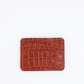 The Card Case Croco Black